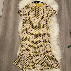 Yellow floral dress from Loficciel